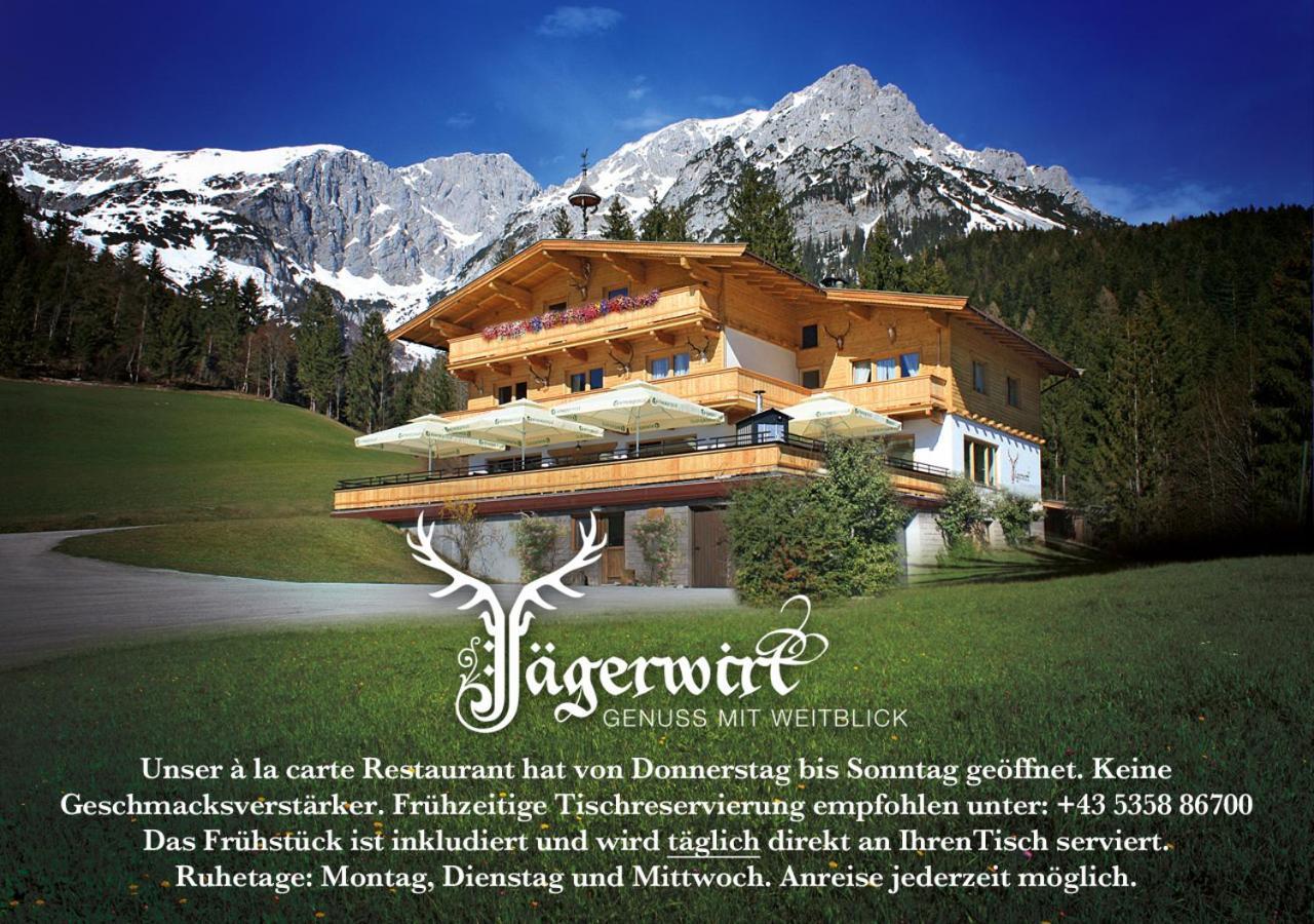Boutique-Pension Jaegerwirt Scheffau am Wilden Kaiser Exterior photo